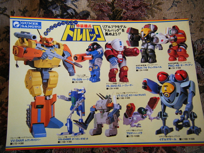 グンゼ 特装騎兵ドルバック 1/48 可変キャリバースペシャル BRAVE合金