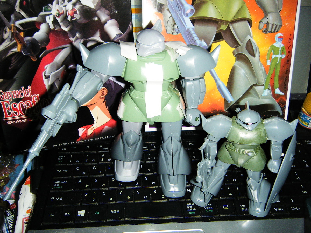 製作途中のガンプラ写真(旧キット）2014/12/28【 ブロマガ