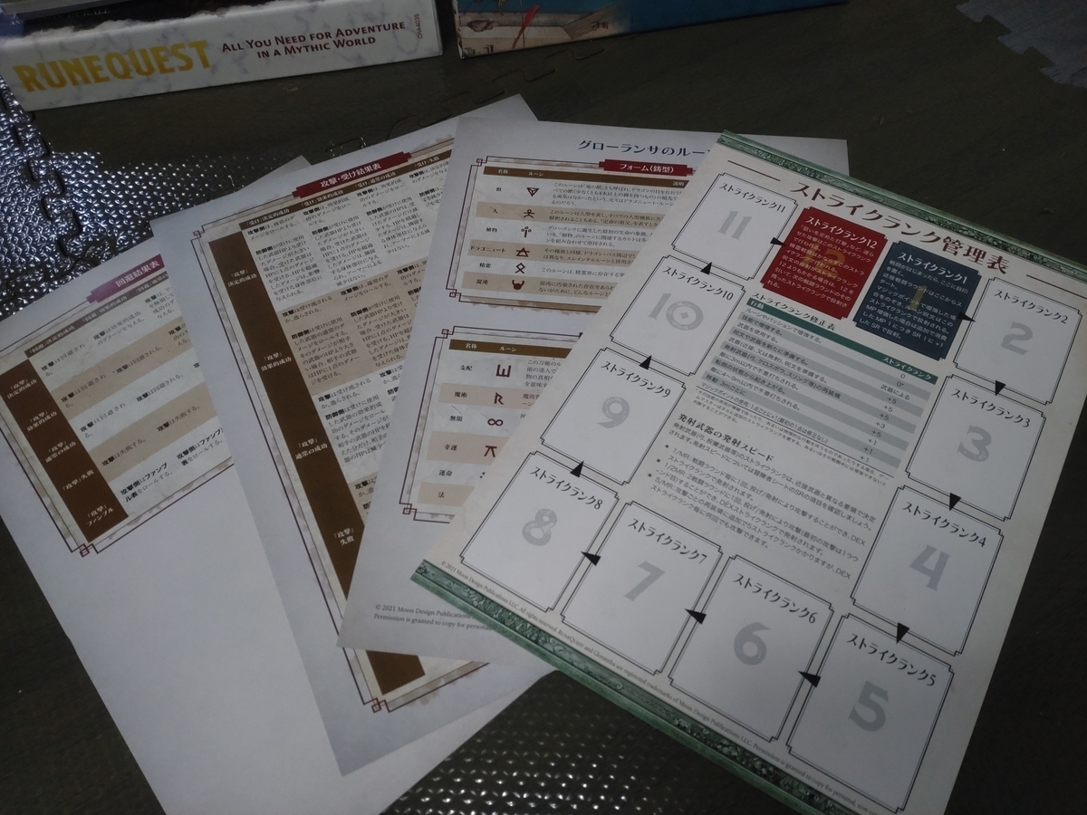 製品レビュー】ルーンクエスト スターターセット - ウィザー日記 改め 