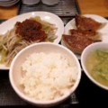 2/20　夜　野菜炒め定食@台湾ぎょうざ