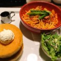 3/27 夜 パスタ&パンケーキプレート@星野珈琲店