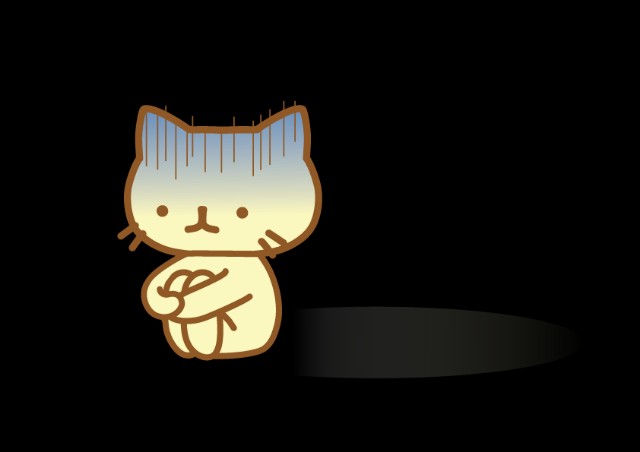 青ざめる猫