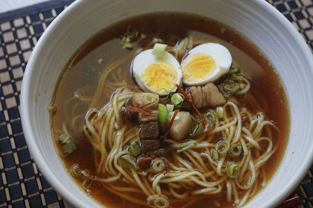 グルテンフリーのラーメン しょうゆ味