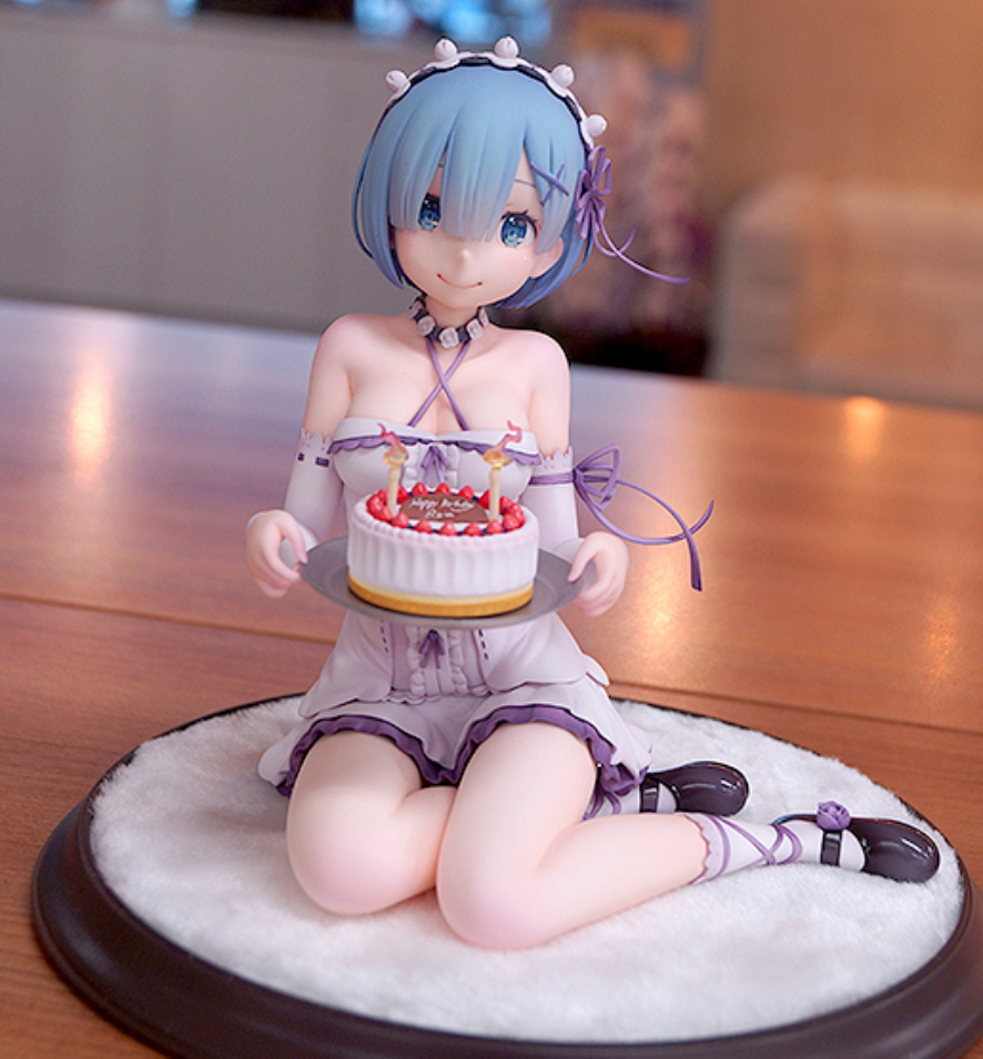 1/7リジェにレムバースデーケーキVer.フィギュア-角川[レムの誕生日