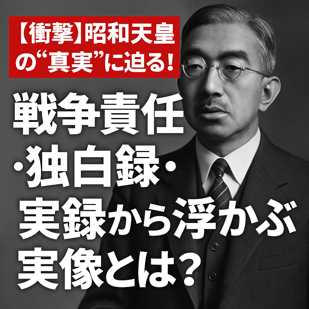 学ぶ】昭和天皇をわかりやすく学び直す本10選｜実像・戦争・戦後を