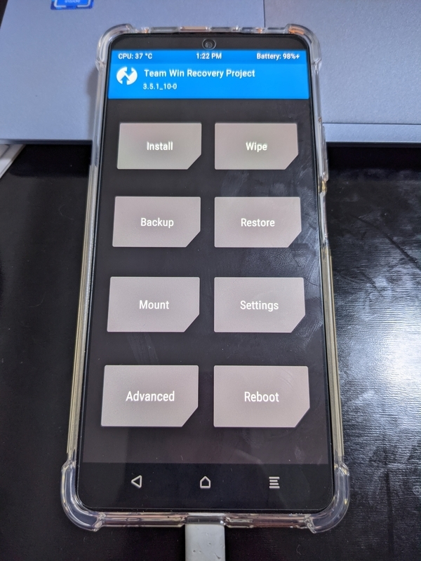Unlock済Xiaomi Mi Note10国内版おまけ付euROM/TWRP 日本版Redmi Note 10 ProにTWRPをインストールする - ROM焼き試験場