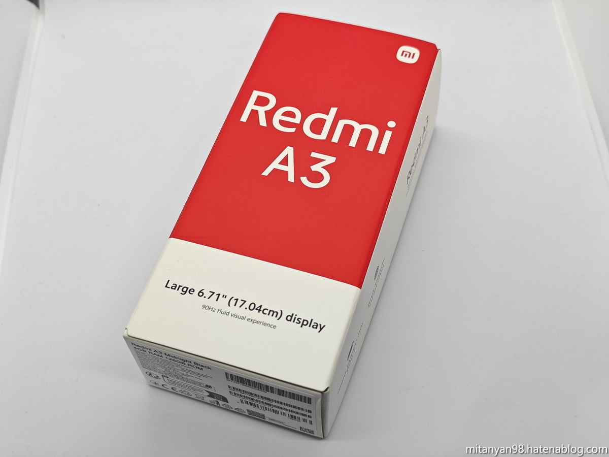 【新品未開封】xiaomi Redmi A3 Redmi A3 Android Cell Phone (Green, 4GB+128GB, Dual SIM