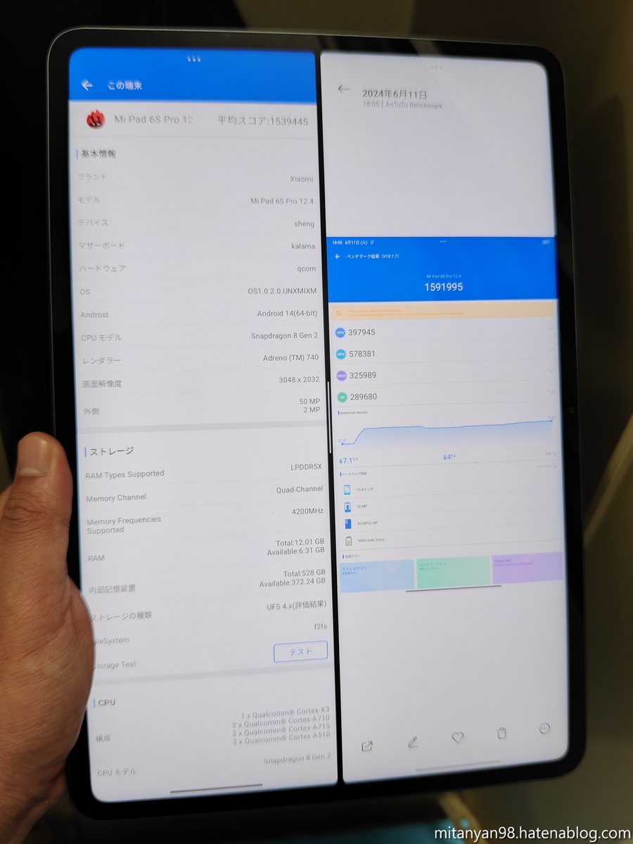 純正ペン付属Xiaomi Pad 6s Pro 12.4 本体　グローバル版 backend=imagemagick;version=1;