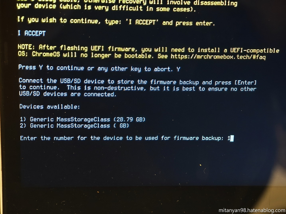 ASUS Chromebook Flip CM1を改造してWindowsやLinuxを入れてみた - ROM