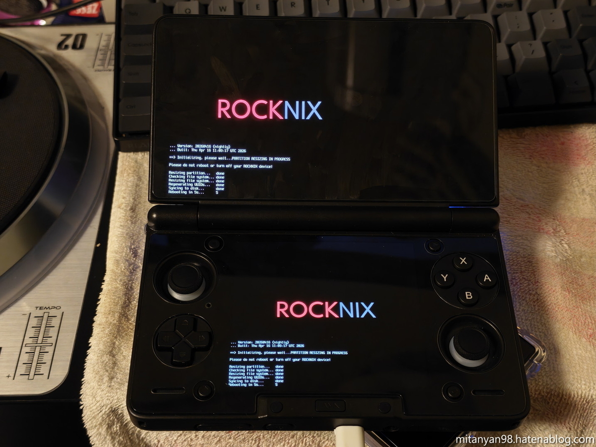 AYN ThorにROCKNIXを導入する - ROM焼き試験場