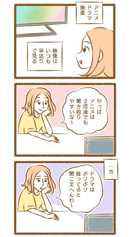 アニメ ドラマ 映画は倍速視聴 虚構と現実のマンガライフ