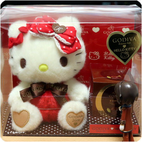 キティちゃん ゴディバ2019 キティ＆マイメロがゴディバのリボンでおめかし♪ 「ゴディバ