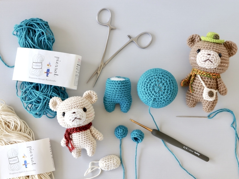 あみぐるみのくまち3号は推し色で - ルイたんといっしょ。