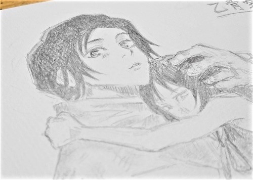 お絵描き 誕生日絵 呪術廻戦 乙骨憂太 弱虫ペダル 小野田坂道 アラフィフママの裏雑記ブログ お絵描き 誕生日絵 呪術廻戦 乙骨憂太 弱虫ペダル 小野田坂道 アラフィフママの裏雑記ブログ