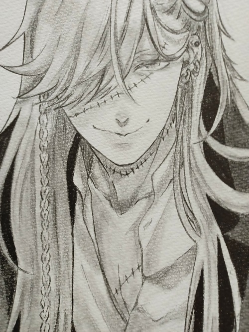 黒執事 複製原画 黒執事展 RichBlack 葬儀屋　アンダーテイカー 黒執事展 -Rich Black- 通信販売特設サイト | Gファンタジー