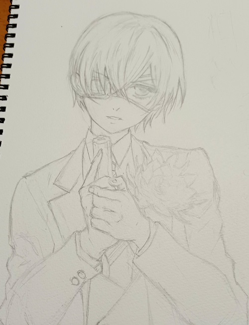 お絵描き】新年初投稿！ 黒執事／シエル・ファントムハイヴ