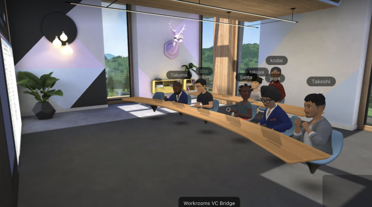 OculusでのMTGの様子