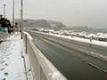 逗子方面の雪景色
