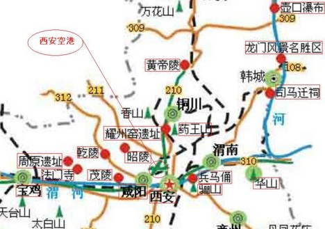 西安観光地図 西安観光ブログ 中国西安旅行観光ガイド 観光地案内 観光スポット紹介 観光見所情報