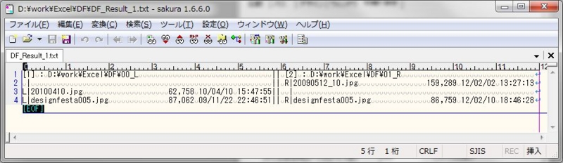 Df結果解析ツール Xixiixiiixivの勉強日記