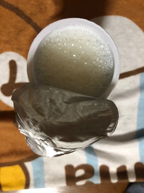 飲むソフトクリーム振った後 コンビニスイーツ