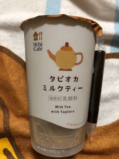 UchiCafeタピオカミルクティー コンビニスイーツ