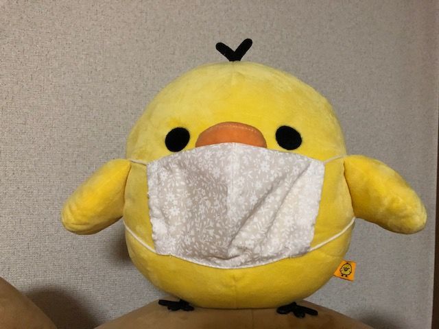 モカリーナさんの作品とリラックマのぬいぐるみたち