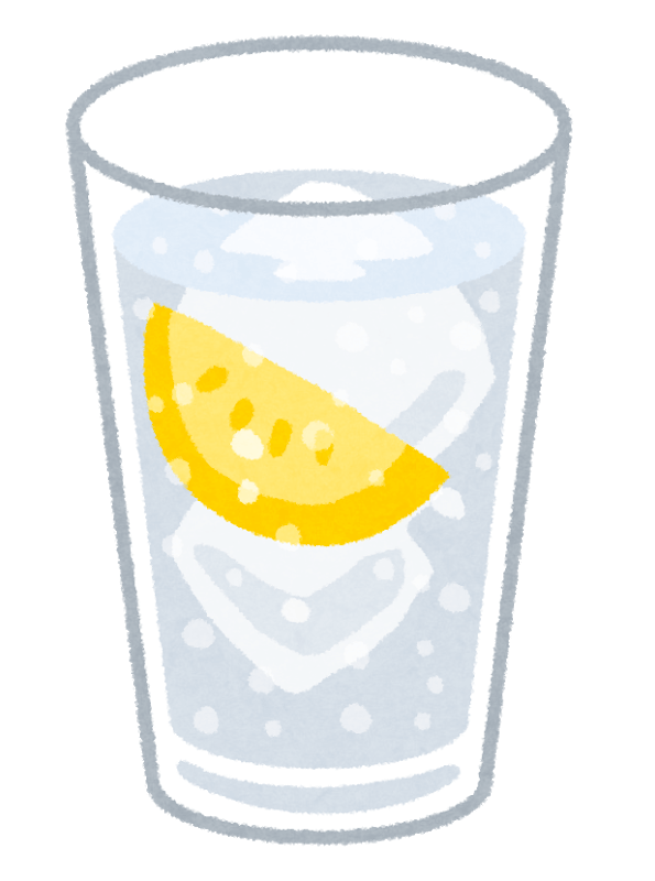 炭酸飲料水のイラスト アラフィフダイエット