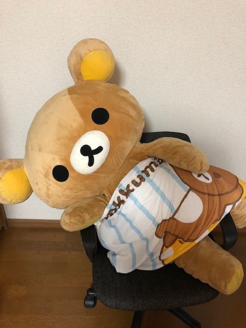 リラックマのぬいぐるみ