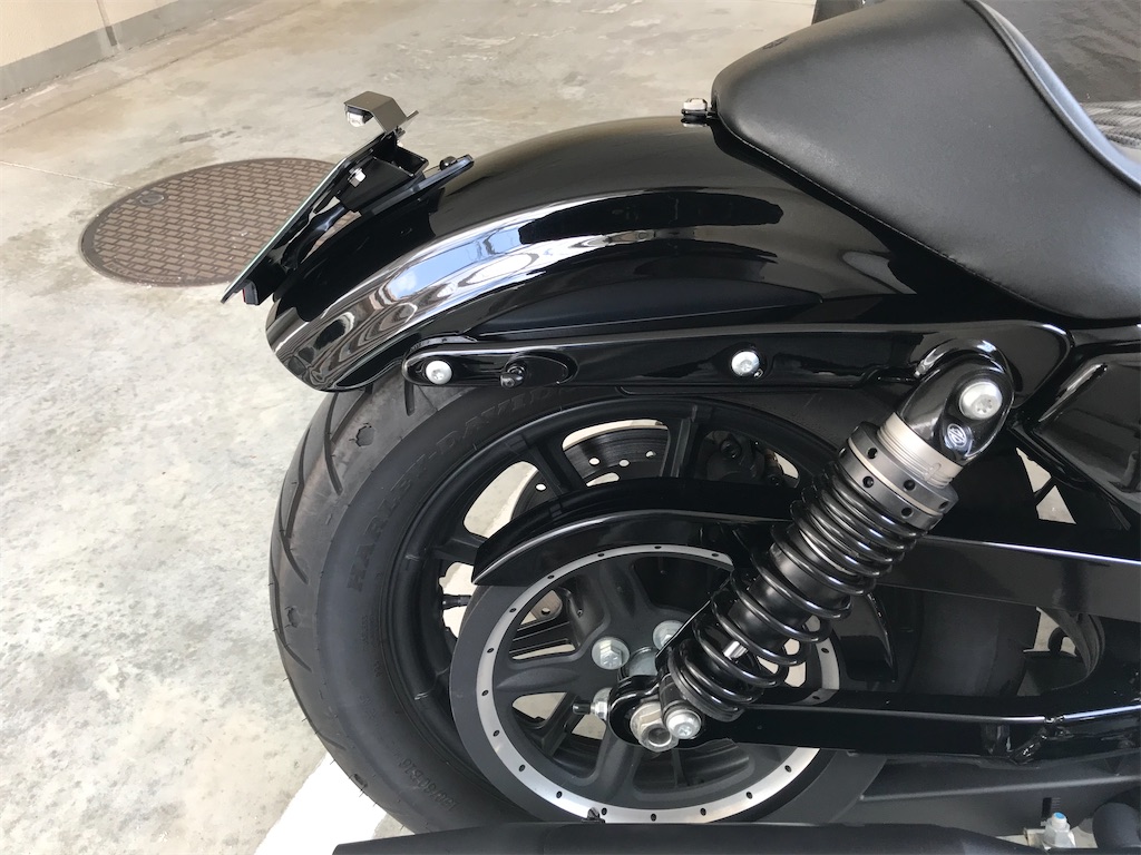 キジマナンバートランスファーキット〜スポーツスターカスタム。128回