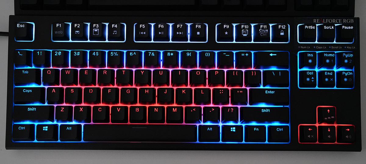 東プレ REALFORCE RGB TKL R2TLA-US4G-BK レビュー - 買ってから考える