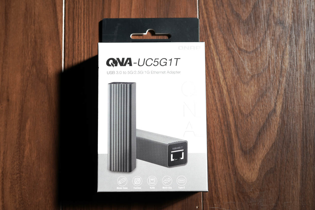 QNAP 賢 キューナップ QNA-UC5G1T USB 3.0 5GbEアダプター
