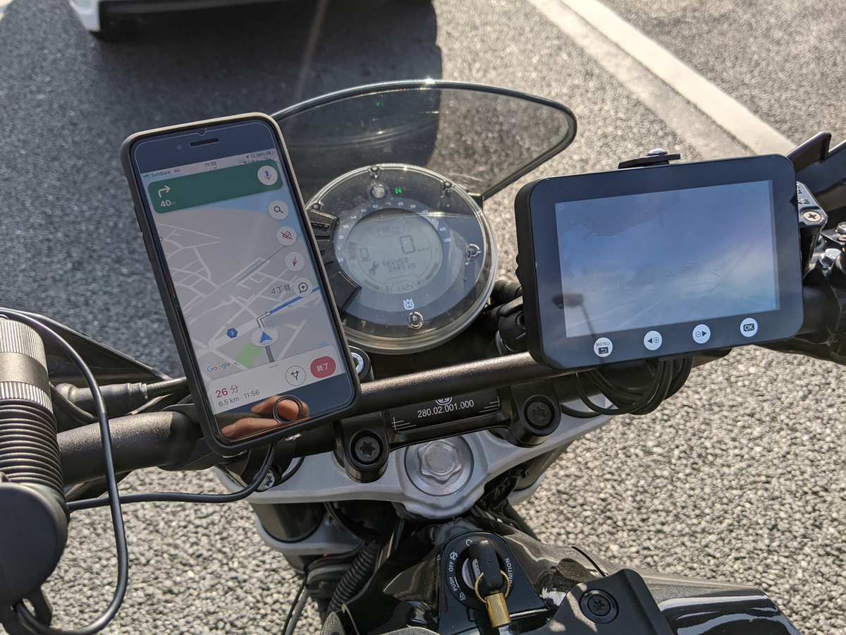 SP CONNECT バークランプマウントプロ & ワイヤレスチャージング