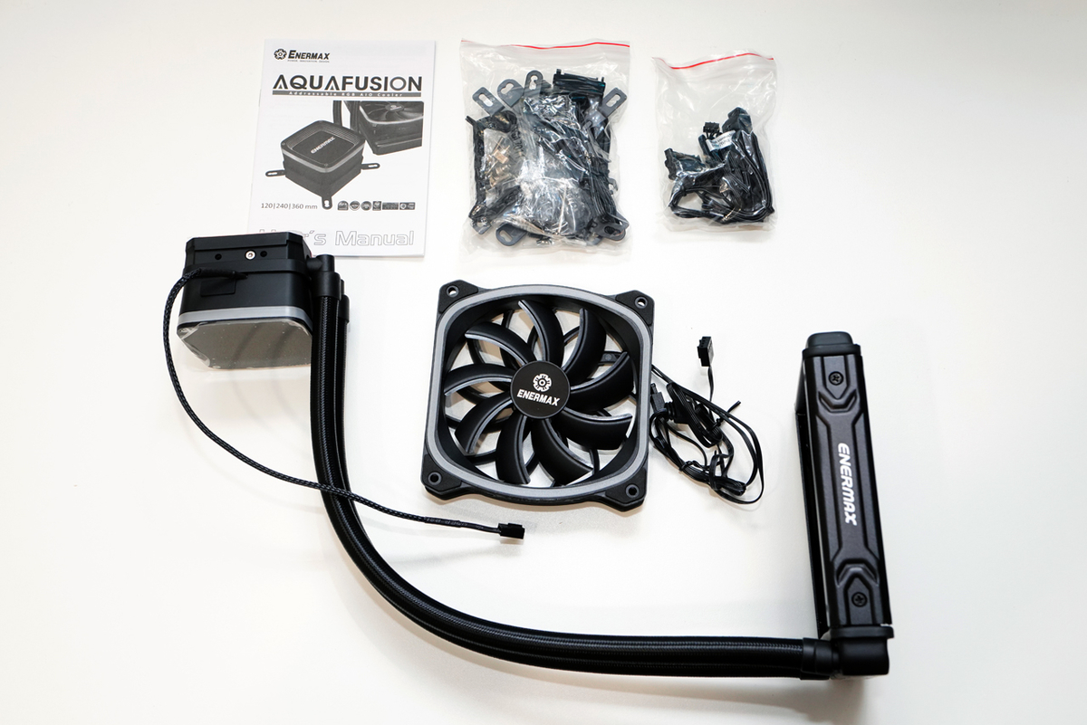 CPU簡易水冷クーラー AQUAFUSION 120mm AQUAFUSION series 120mm CPU liquid cooler - Products