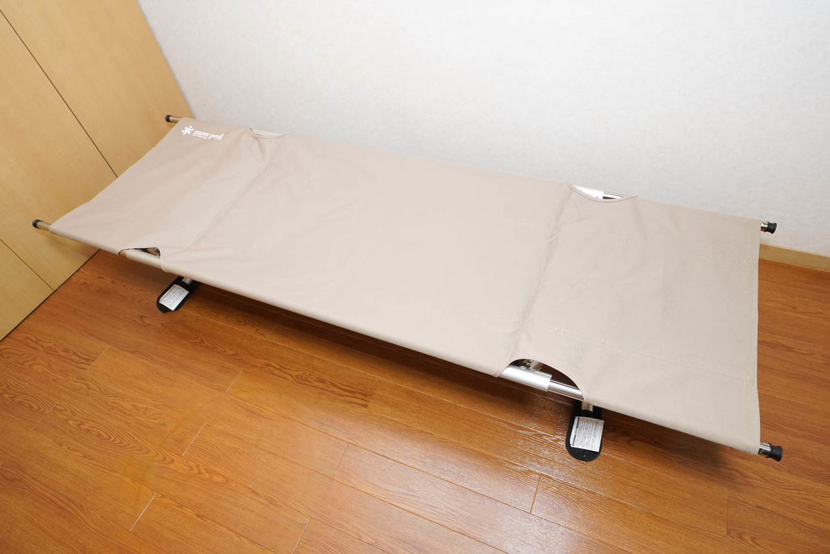 snow peak スノーピーク コット ハイテンション レビュー - 買ってから snow peak スノーピーク コット ハイテンション レビュー - 買ってから