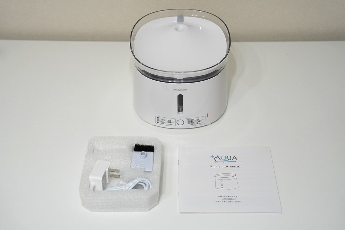うちのこエレクトリック ペット用自動給水器 プラスアクア レビュー