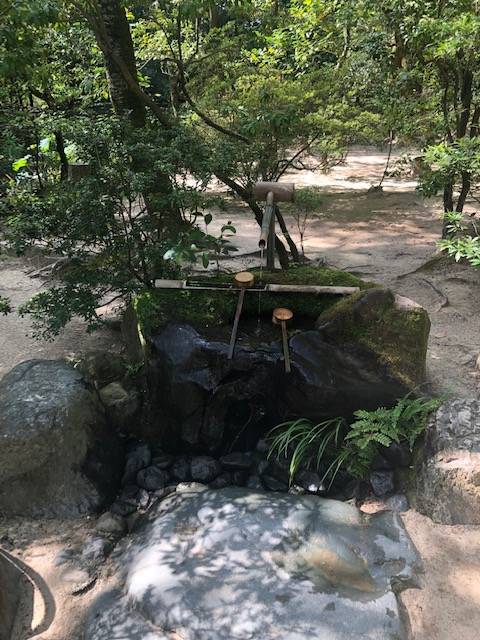 鑑真和上御廟手水鉢 唐招提寺