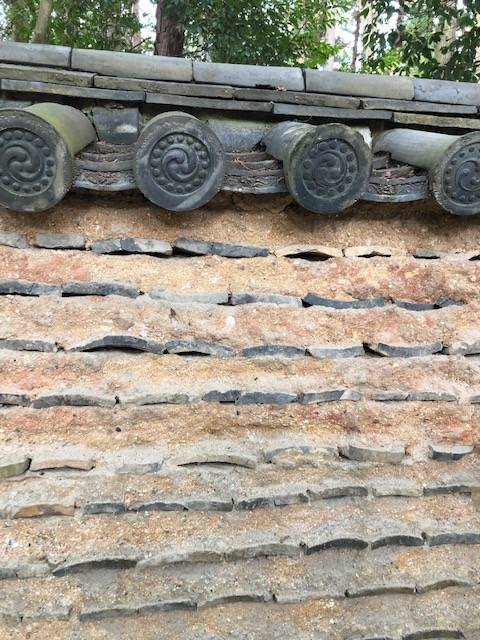 鑑真和上御廟の塀 唐招提寺