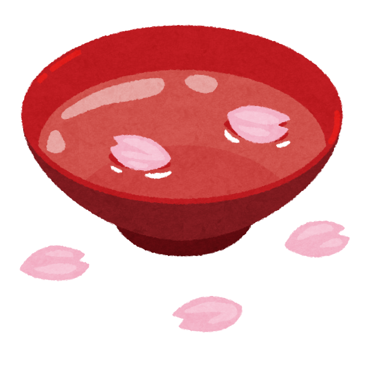 お花見イラスト
