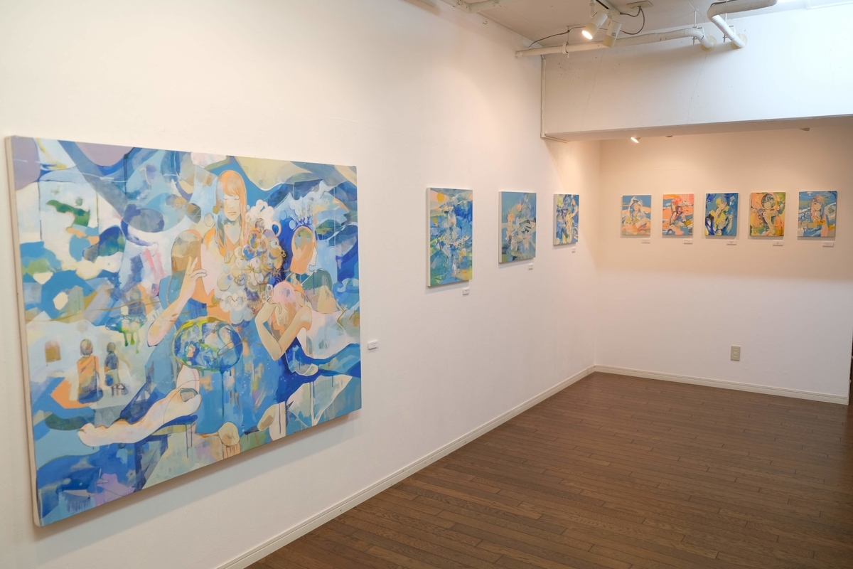 絵画　小野寺良剛　パステル画　青りんご　おのでらよしたけ　武蔵野美術大学　額縁 小野寺光・個展「めがあうくらいの距離」（The Artcomplex Center of