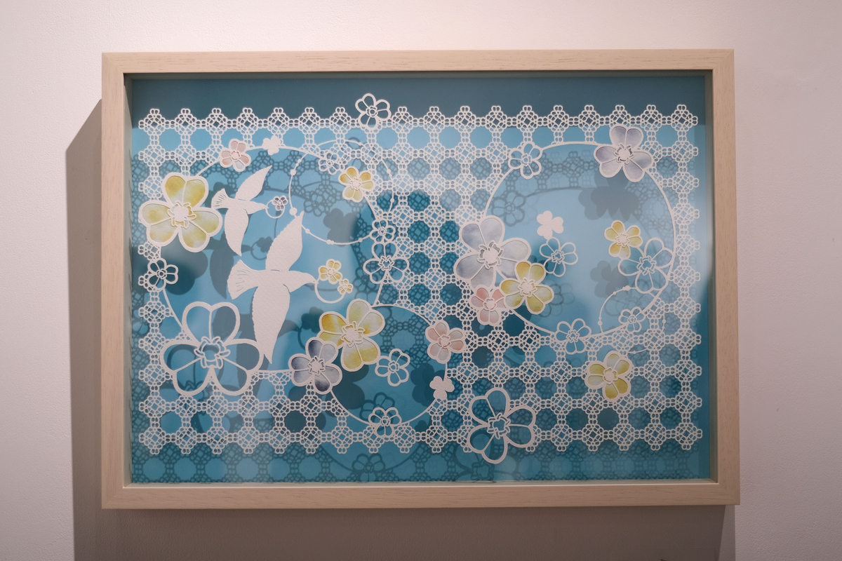 大橋忍 切り絵作品展 - 影をめぐり ほとりを渡る」（上野・ROUTE