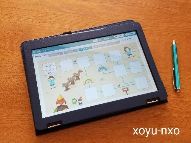 リスきっずのタブレット