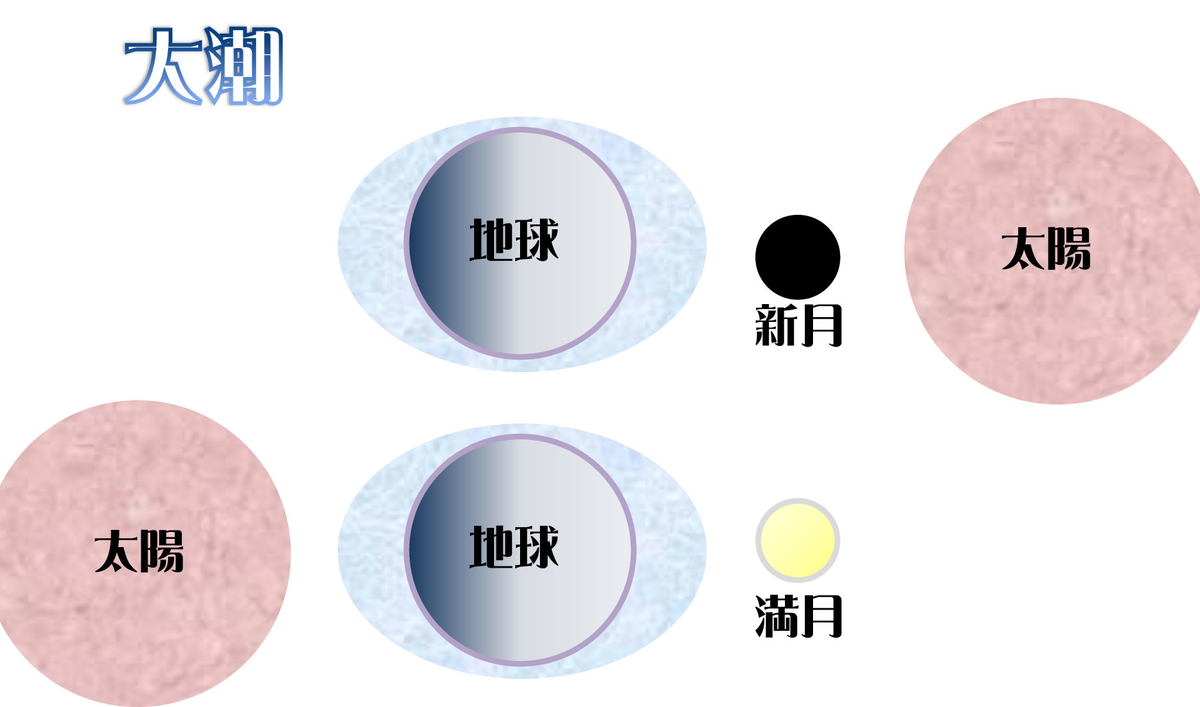 潮の満ち引きと月の関係 - 宇宙大好き主婦