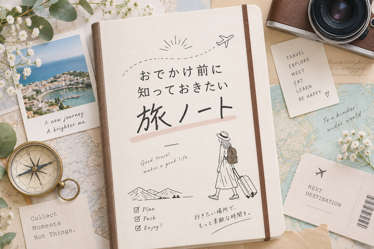 おでかけ前に知っておきたい旅ノート