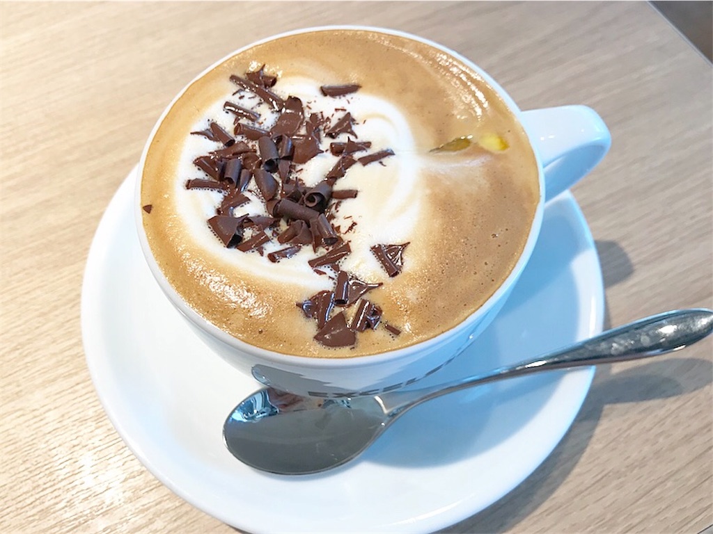 ほろ苦チョコにオレンジ香る＊ショコラオランジュ カプチーノ