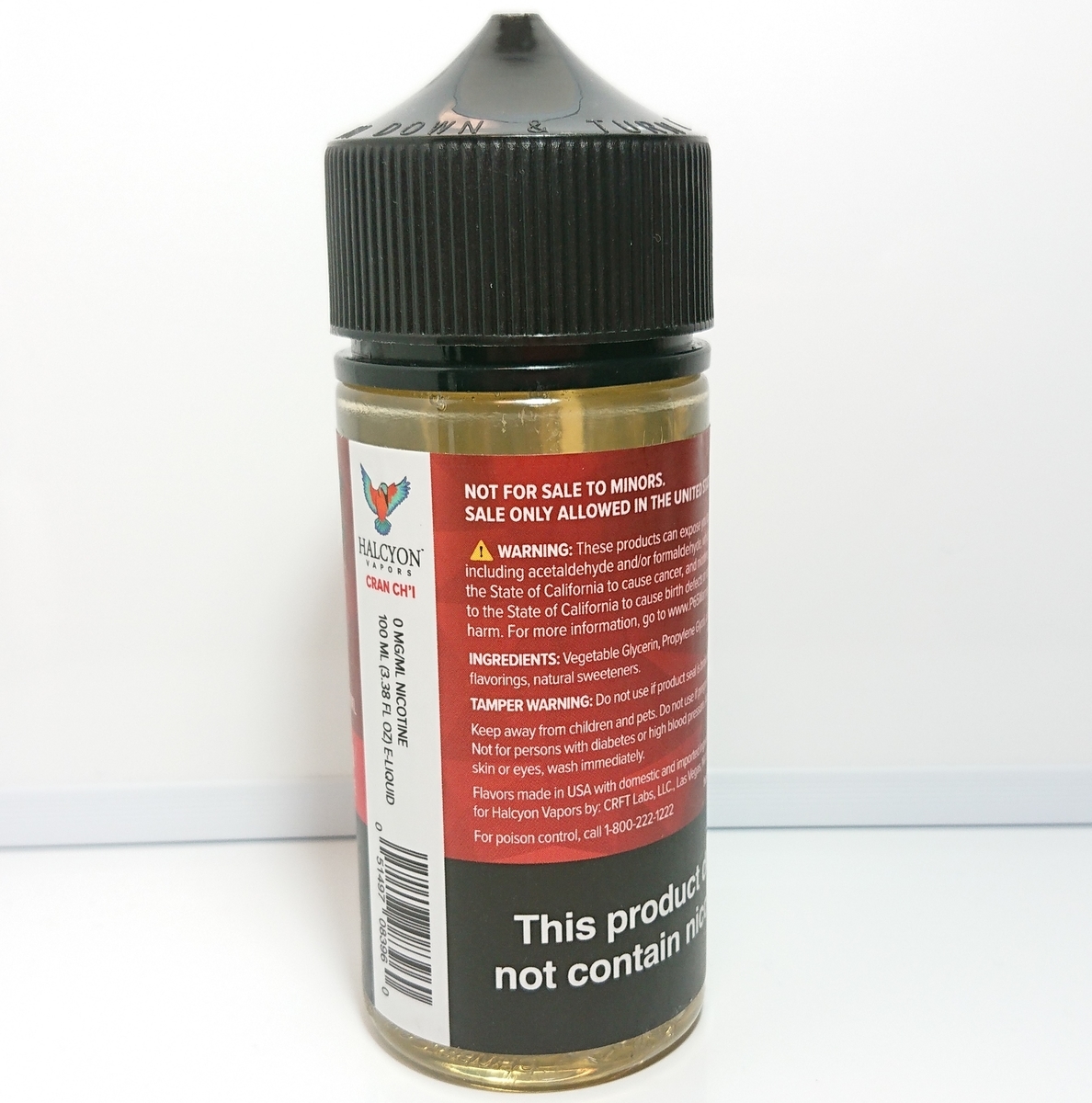 20191006134232 - 【 Halcyon Vapors 】Cran Ch'i ハルシオン クランチー クランベリー フルーツを購入しました！【１００ｍｌ】