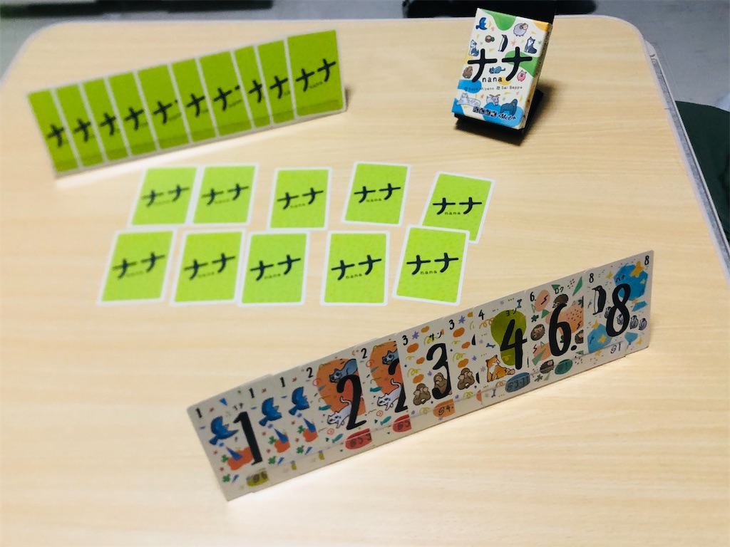 ボドゲ紹介】ナナ〜トリオで手札あり？変則神経衰弱〜 - ボード