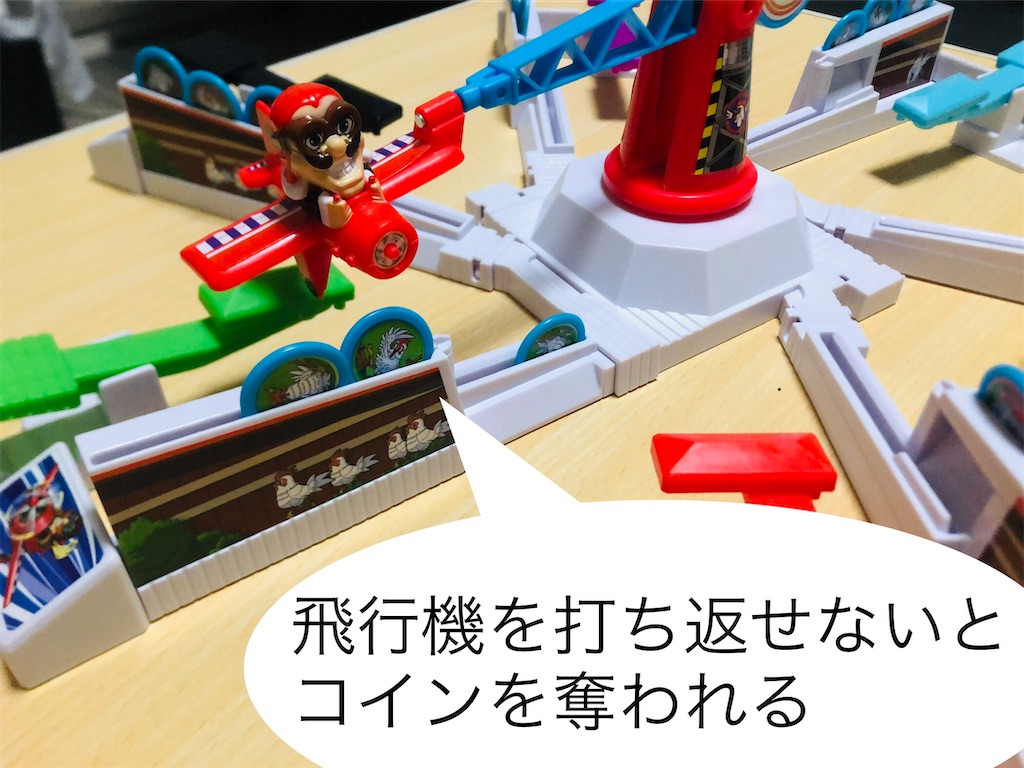 ボドゲ紹介】くるりんパニックリターンズ！〜強盗飛行機を打ち返せ！〜 - ボードゲーム会主催者ヨッシーのボードゲーム紹介♪
