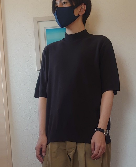 gicipi（ジチピ）モックネックニットカットソーレビュー