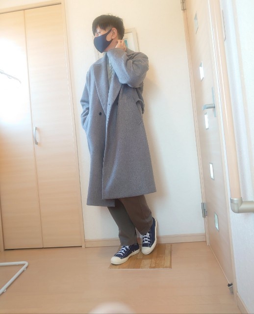 MR.OLIVE ミスター オリーブ チェスターコート コート MR.OLIVE（ミスターオリーブ）の「LIGHT MELTON / PEAKED LAPEL